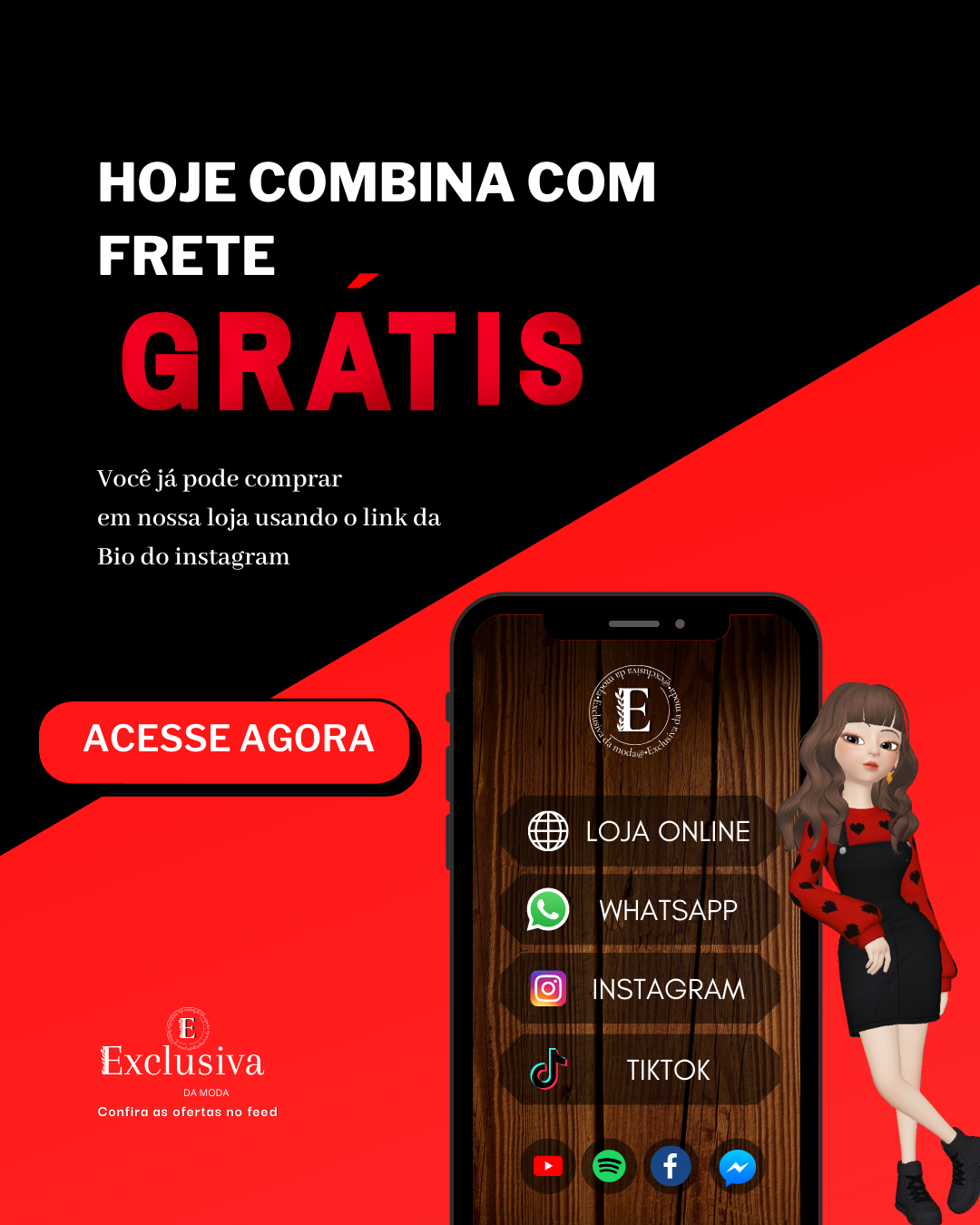 Loja no Instagram